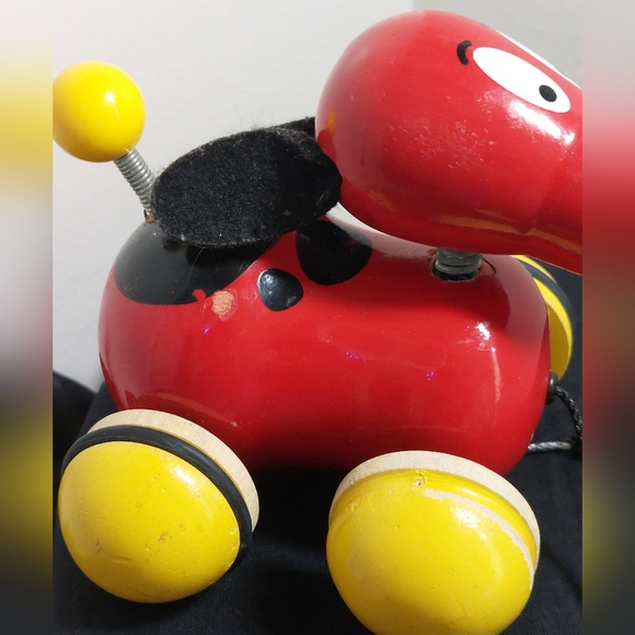 Vintage Vilac Wooden Dog Pull Toy - Picture 5 of 12